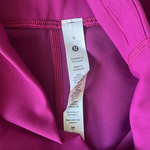 Lululemon Athletica Leggings - Wunder Train High Rise Tight 25” with Pockets NWT - Picture 9 of 9